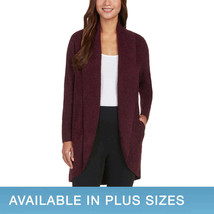 Max Mia Womens The Essential Travel Cardigan Size: M, Color: Wine - £39.14 GBP