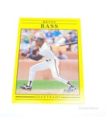 1991 Fleer Baseball Card Kevin Bass San Francisco Giants OF #253 - £0.77 GBP