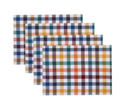 Four (4) Celebrate Together Placemats ~ 13&quot; x 18&quot; ~ Autumn ~ Rainbow Gin... - £20.87 GBP