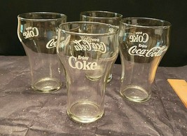 4 "ENJOY COCA-COLA" 5" GLASSES - £11.66 GBP
