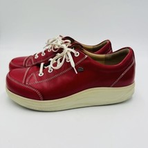 Finn Comfort Germany Ikebukuro Red Casual Women Oxford Shoes US Size 41/2 W - £70.74 GBP