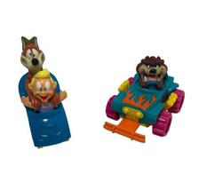 Warner Bros. Fox and Baby In Wild Roller Coaster  and Taz in Truck  Plas... - $11.66