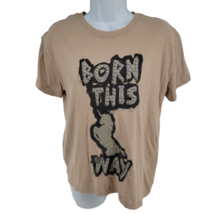 Lady Gaga Womens Sz S T Shirt Short Sleeve Crew Neck Born This Way Unico... - $19.75