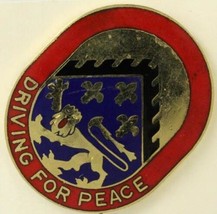 Vintage US MILITARY Insignia Pin DUI 44th Support Battalion Driving for Peace - $9.68