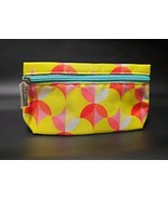 Clinique Yellow Pink Orange Geometric Patterned Cosmetic Bag - $21.85 CAD