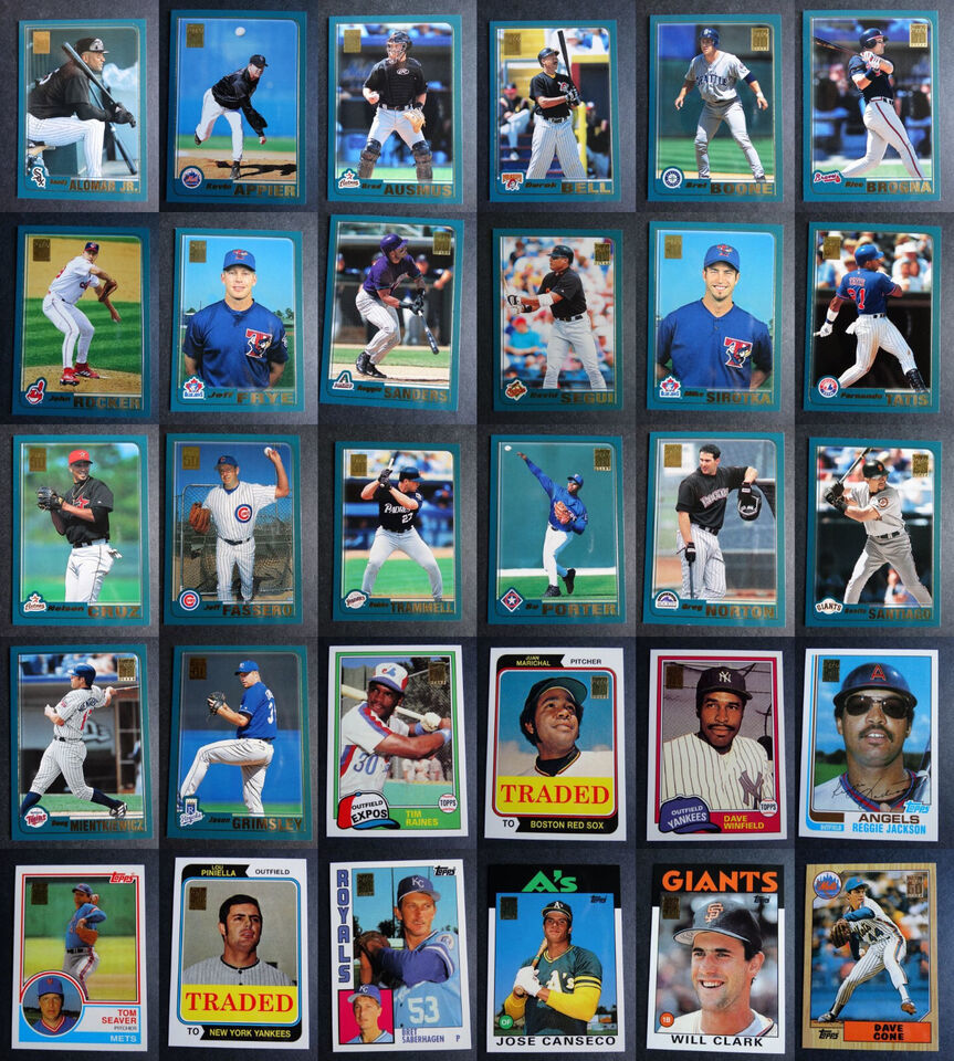 Primary image for 2001 Topps Traded Baseball Cards Complete Your Set You U Pick From List 1T-132T