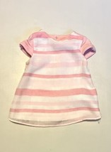 Mayoral Layered Striped Dressy Top w/Full Snap Back, Pink/White - 6/9 mo... - £9.40 GBP