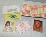 Cabbage Patch Kids 1986 vintage Circus Kids Doll birth certificate FLAWE... - £7.77 GBP