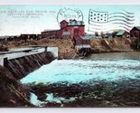 View of Mills and Dam Neligh Nebraska NE 1908 Leaver&#39;s Pharmacy DB Postc... - £5.39 GBP