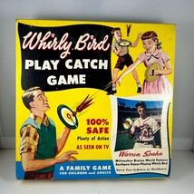 Vtg Outdoor Game Whirly Bird Play Catch Game Warren Spahn Milwaukee Braves - £27.40 GBP