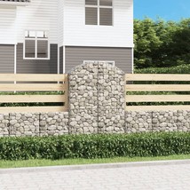 vidaXL Silver Galvanized Iron Gabion Basket 3ft x 1ft 50lb Capacity - $3,183.57 MXN