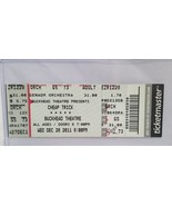 CHEAP TRICK - ORIGINAL 2011 UNUSED WHOLE FULL CONCERT TICKET - $20.55 CAD