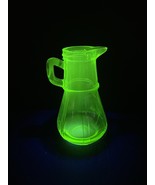Antique Hazel-Atlas Uranium Glass Syrup Dispenser Pitcher 1920s No Lid G... - $587.68 MXN