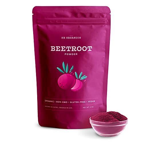 Sun Bay Organics Superfood Beetroot Powder with Fibers, Vitamins &Minerals- 4 oz - $29.18