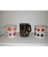 3 Milk Glass Federal Cups plus Ponderosa - €34,58 EUR