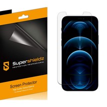 (6 Pack) Supershieldz Designed for iPhone 12 and iPhone 12 Pro (6.1 inch... - £11.79 GBP