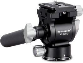 Koolehaoda Tripod Fluid Head Compact Video Head Pan Tilt Head With, Vl305Q - £45.08 GBP