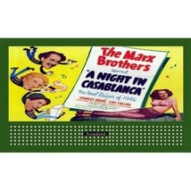 Billboard Theme Insert A Night In Casablanca Marx Bros Lionel Trains 310 Holder - £4.82 GBP