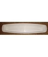 George Forman Grill Drip Tray Large 14 1/2&quot; x 3 1/4&quot; White Plastic Greas... - £5.92 GBP
