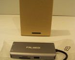 FALWEDI USB C HUB 10-IN-1 ETHERNET HDMI VGA 3 USB 3.0 SD/TF Card Reader + - $44.98