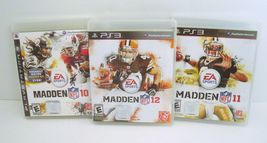 MADDEN NFL 10, 11, 12 ( Sony Playstation 3, PS3 ) Games - £11.95 GBP