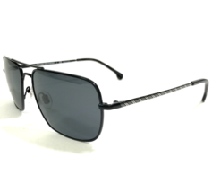 Brooks Brothers Sunglasses BB4002S 1004/87 Black Gray Aviators with blac... - $65.36