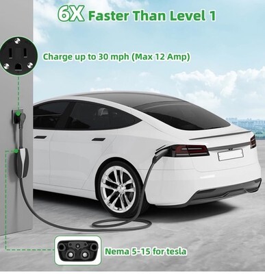 Tesla NEMA 5-15 Adapter Gen 2 Mobile Connector OEM Charger Model S, 3, X, Y Item image 8