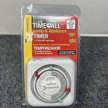 Intermatic TIME ALL (TM) Lamp Appliance Timer TN111CL 2 ON/OFF Settings ... - $8.90