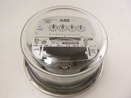 ABB Watt Hour Meter 200 CL 240V 3W Form 2S Type D5S TA30 7.2Kh 60 Hz - $32.00