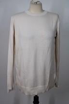 Lululemon 6 Ivory Bring It BackBend Open Back Sweater Boolux Pullover Thumbholes - £37.87 GBP