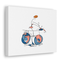 Cute Wall Art - Elevate Your Walls with Striking Cyclist Abstract Artwork  - £63.94 GBP