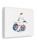 Cute Wall Art - Elevate Your Walls with Striking Cyclist Abstract Artwork  - £62.77 GBP