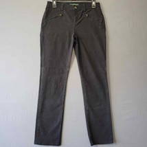 Ralph Lauren Jeans Womens Size 4 Black Stretch Straight Petite Casual Fl... - $12.24