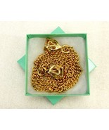 32&quot; Ladies&#39; Metal Chain Belt, Gold Tone Curb Links, Loop Fastener, JWL-168 - $33.57 CAD