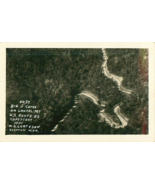 Laurel MT U.S. Route 50 Big S Curve WV Aerial View 1931 Vintage Postcard... - £7.53 GBP