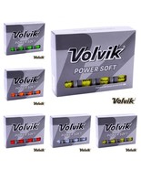 NEW 2024, 1 Dozen Volvik Power Soft Golf Balls Red, Orange Yellow Green ... - $24.77