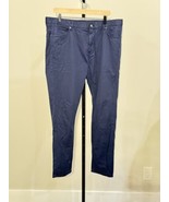 Zara Man Basic Collection Chino Pants Mens Navy Blue Cotton 38/30 - $19.25