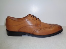 Steve Madden Size 12 M WINNOW Tan Brown Leather Wingtip Oxfords New Mens Shoes - £86.25 GBP