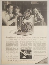 1962 Print Ad Kodak Sound 8 Movie Projectors Family Watches Eastman Roch... - $16.05