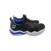Skechers Boys S Sport Light Up Shoes Boys 4 Black Blue Lights - $19.99