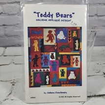 &quot;Teddy Bears&quot; Machine Applique Designs Quilt Pattern by Debra Konchinsky - $9.89