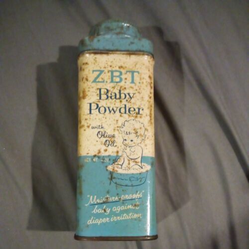 Vintage  ZBT Baby Powder with Olive Oil Tin   - $2.99
