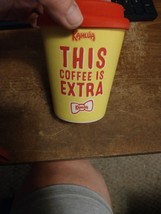 KAHLUA &quot;This Coffee Is Extra&quot; Collector Travel Cup Mug &amp; Lid 12 oz. - £1.57 GBP