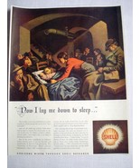 1942 WWII Color Shell Ad Now I Lay Me Down to Sleep... - $13.70 CAD