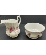 Vintage Royal Albert Lavender Rose Creamer &amp; Sugar Bowl - $273.08 MXN