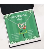 Proud Football Mother Necklace Card Gift | Gift For Football Lover Mom - £39.58 GBP+