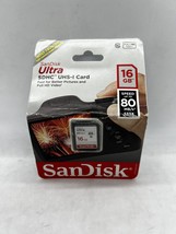 SanDisk Ultra SDHC 16gb UHS Class 10 Memory Card up to 80mb/s Read Speed - $5.89