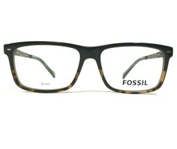 Fossil FOS 6033 UHI Eyeglasses Frames Brown Tortoise Square Full Rim 53-16-145 - £33.46 GBP