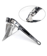316 Stainless Steel Marine Boat Hinged Plow Plough Style Anchor 5kg 7kg ... - $373.12 CAD+