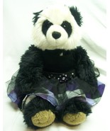 Build-A-Bear CUTE FURRY PANDA BEAR IN FANCY DRESS 10&quot; STUFFED ANIMAL Toy - €16,95 EUR